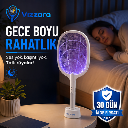 Vızzora® Elektrikli Sinek Öldürücü Raket